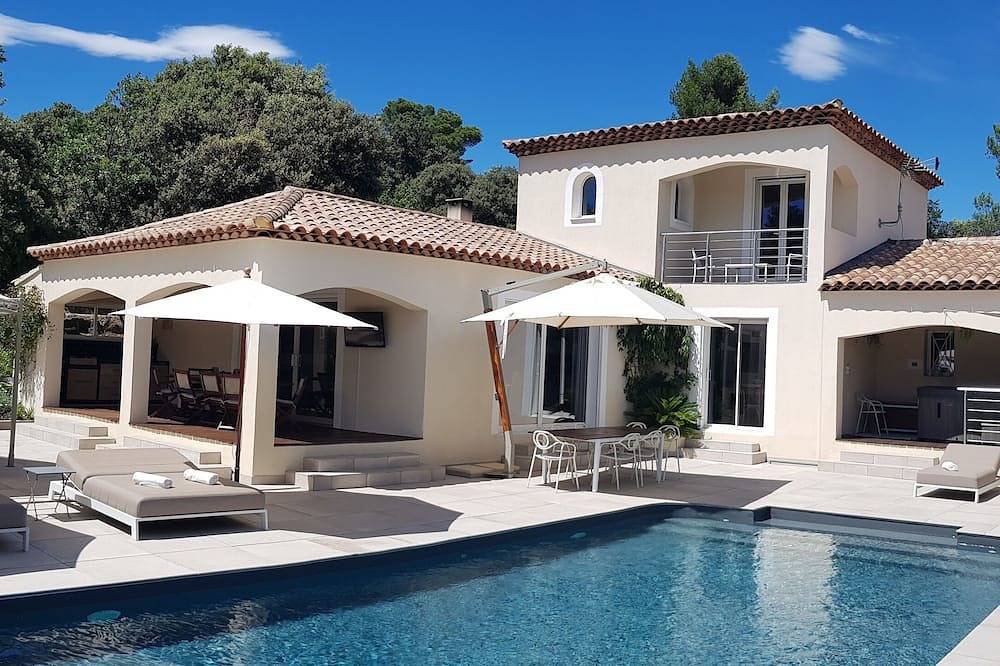 Airconditioning villa, verwarmd zwembad, jacuzzi-Prix Falls huisdieren welkom in Saint-Maximin-la-Sainte-Baume, Brignoles region
