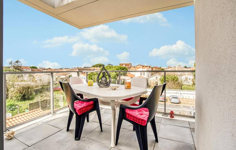 Gîte pour 6 personnes, avec balcon, animaux acceptés dans Port de la Tremblade