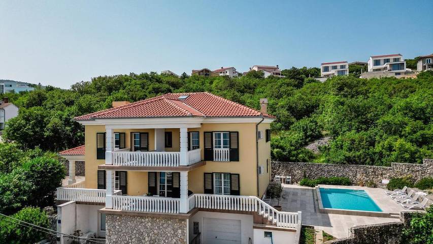 Chambre d’hôte pour 2 personnes, avec balcon ainsi que piscine et vue dans Krk - 4