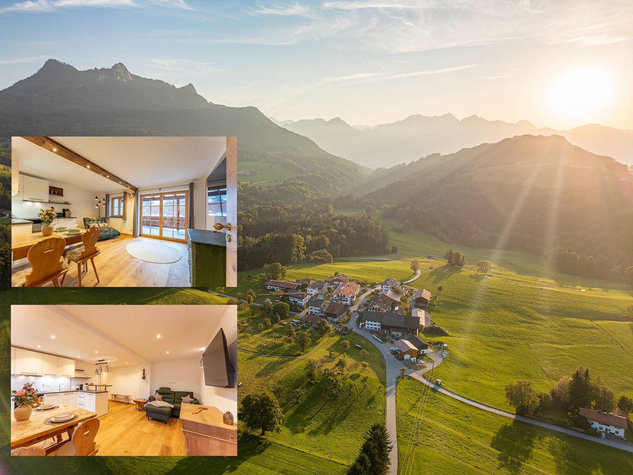 Ganze Ferienwohnung, Fischerhof Samerberg - Auszeit mit Bergblick & Balkon - Ferienwohnung Jagastubn für max. 2 Personen in Samerberg, Bayerische Alpen