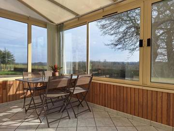 Gîte pour 4 personnes, avec vue et jardin, animaux acceptés à Plumaugat