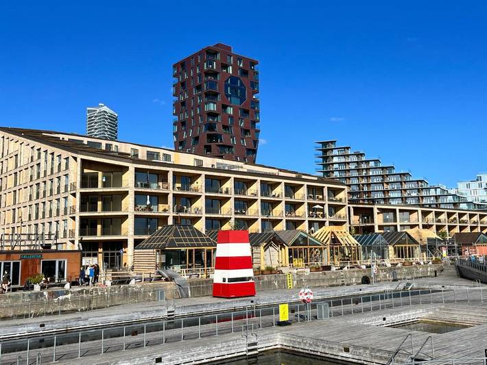 Ferienwohnung für 4 Personen, mit Balkon und Terrasse sowie Garten und Pool in Aarhus - 3
