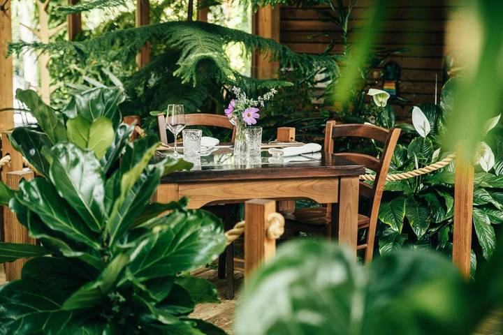 Zelt für 2 Personen, mit Terrasse und Garten sowie Ausblick in Bled - 3