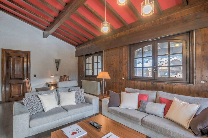 Chalet pour 8 personnes, avec jardin et balcon, adapté aux familles à Megève - 4