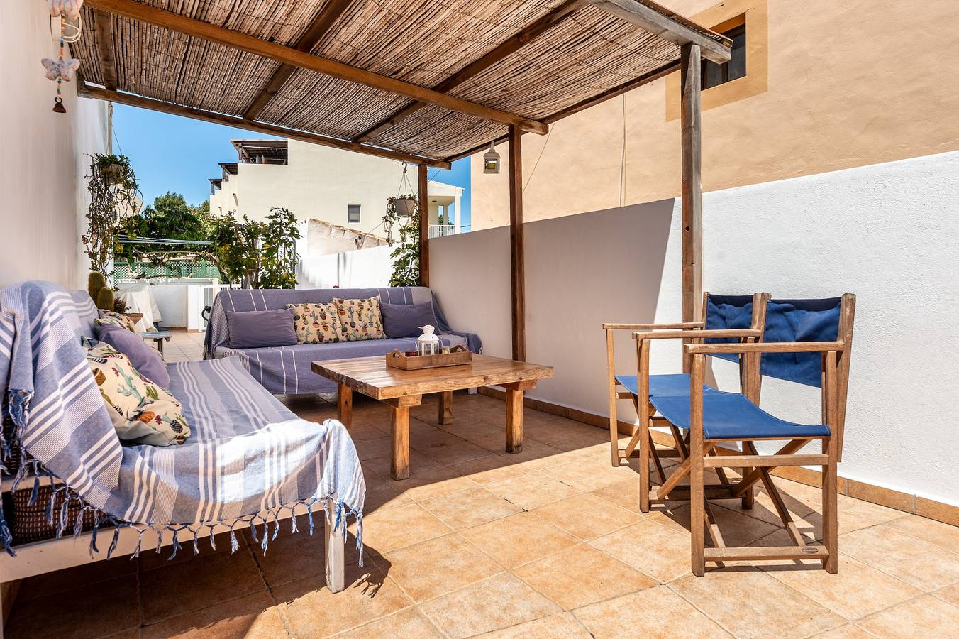 Casa de vacaciones "Casa Marino" con vistas al mar, terraza y Wi-Fi in San Francisco Javier, Formentera