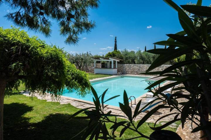 Casa vacanza per 4 persone, con panorama e giardino nonché piscina, con animali domestici in Provincia di Foggia
