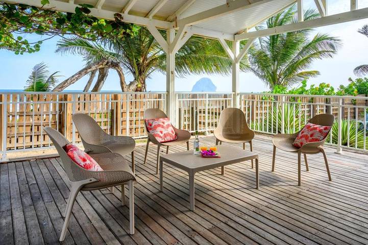 Location de vacances pour 16 personnes, avec vue ainsi que piscine et jardin dans Anse Caffard - 4