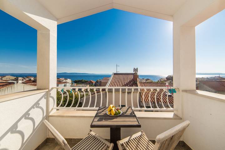 Apartament wakacyjny dla 2 osób, z Balkon/ taras w Tučepi