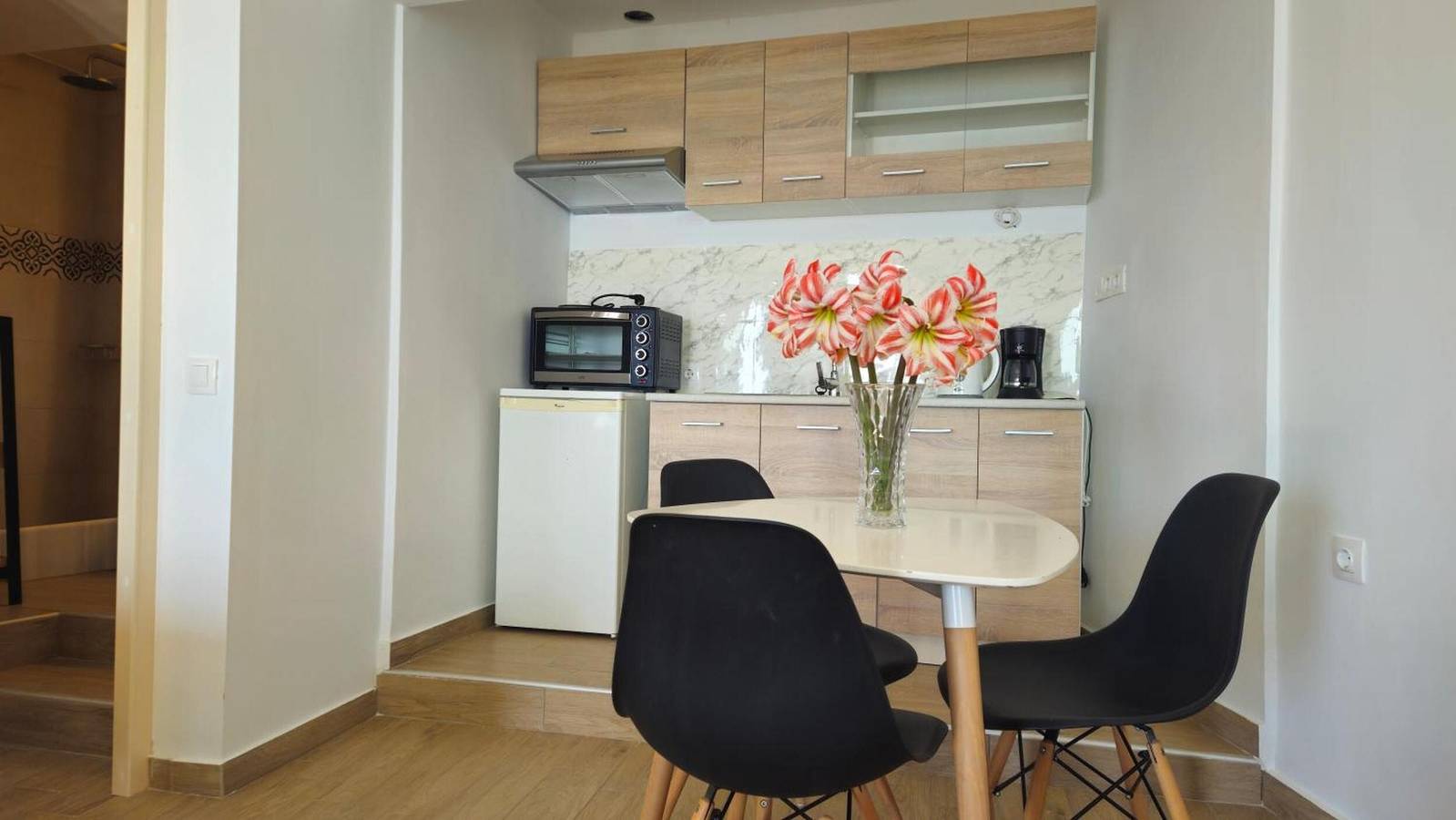 Bed & Breakfast „Studio Room Sea View“ mit Meerblick, Wlan und Klimaanlage in Agia Galini, Rethymno und Umgebung