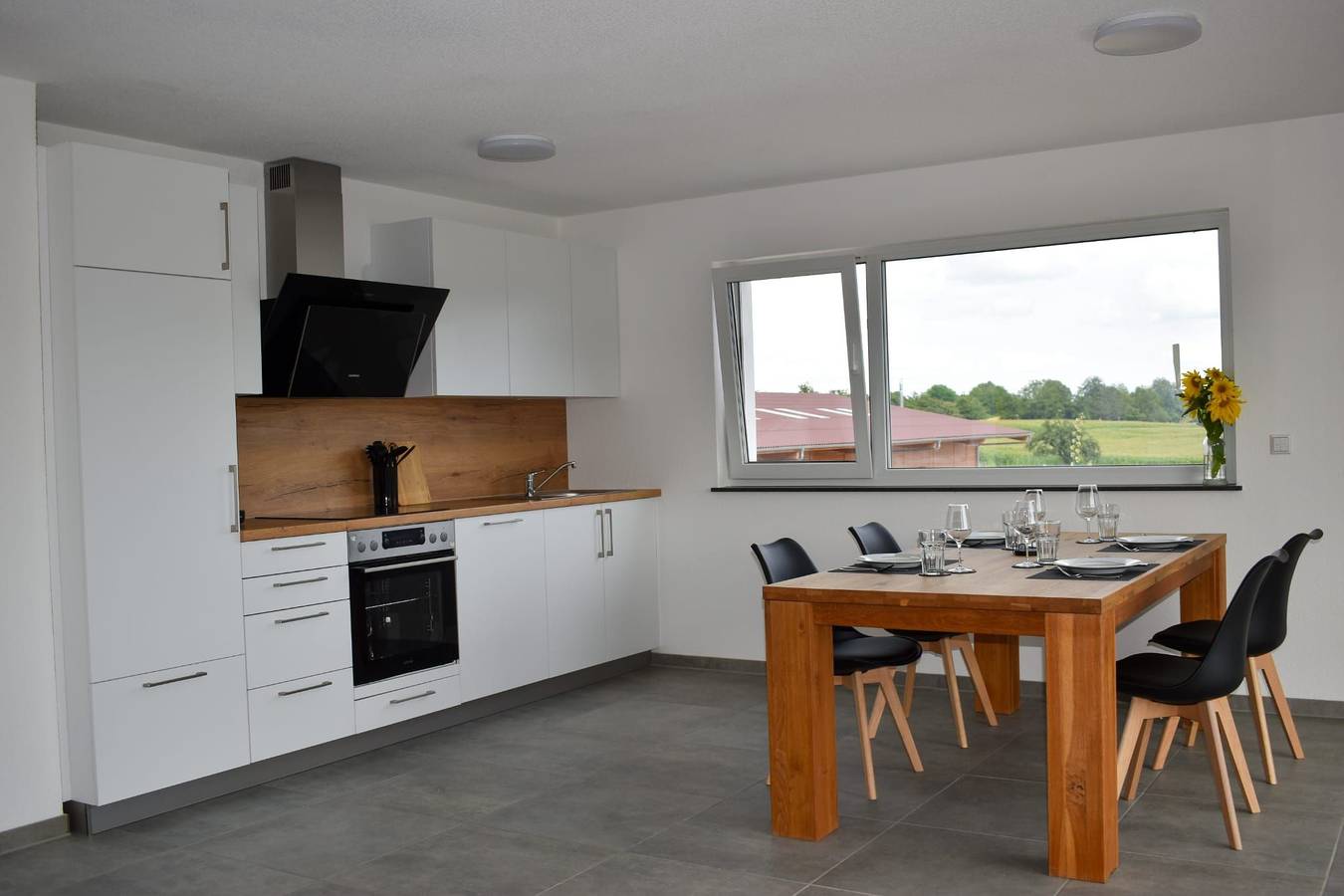 Ganze Ferienwohnung, Ferienwohnung Hof Hinteregg - 2-Zimmer-Wohnung, Pferdehof, Balkon, 63 qm in Gaienhofen, Untersee