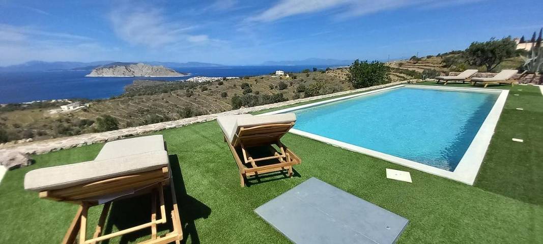 Location de vacances pour 15 personnes, avec jardin ainsi que piscine et vue dans Perdika - 2