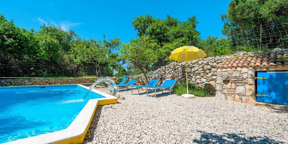 Boris -kuća za odmor sa bazenom in Veli Losinj, Lošinj (Kvarner Bucht)