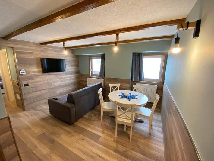 Gîte pour 5 personnes, avec vue dans Passo Del Tonale