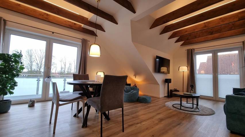 Vakantiewoning voor 2 personen, met balkon in Oost-Friesland