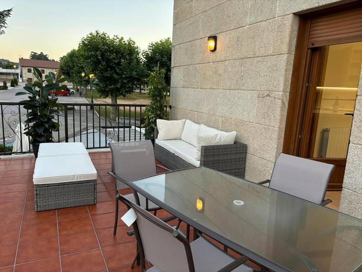 Apartamento para 6 personas, con vistas y balcón en Meis