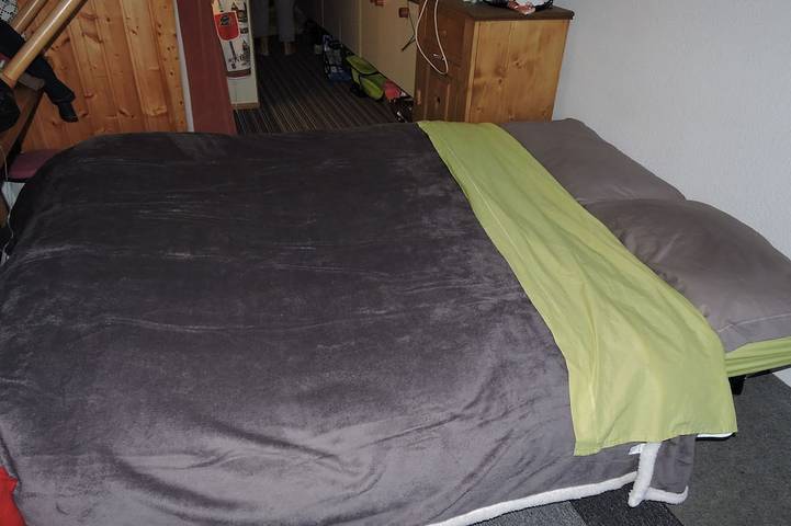 Appartement entier, Studio Arc 2000, 4/5 personnes, residence Bel Aval, style Charlotte Perriand. in Les Arcs, Bourg-Saint-Maurice