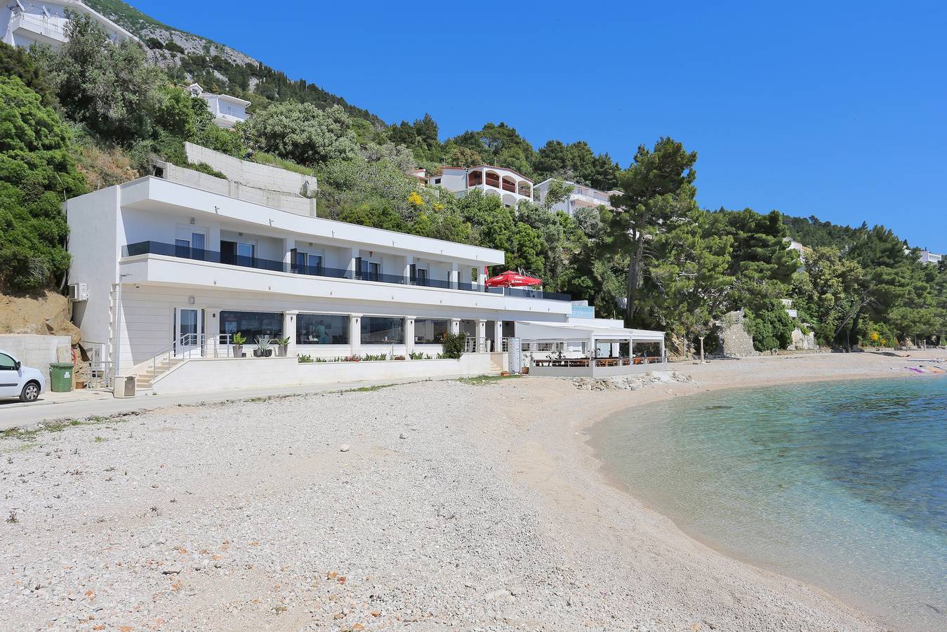 Ganze Wohnung, Studio Appartement am Strand Zivogosce - Porat, Makarska As-18150-a in Zivogosce, Makarska Riviera