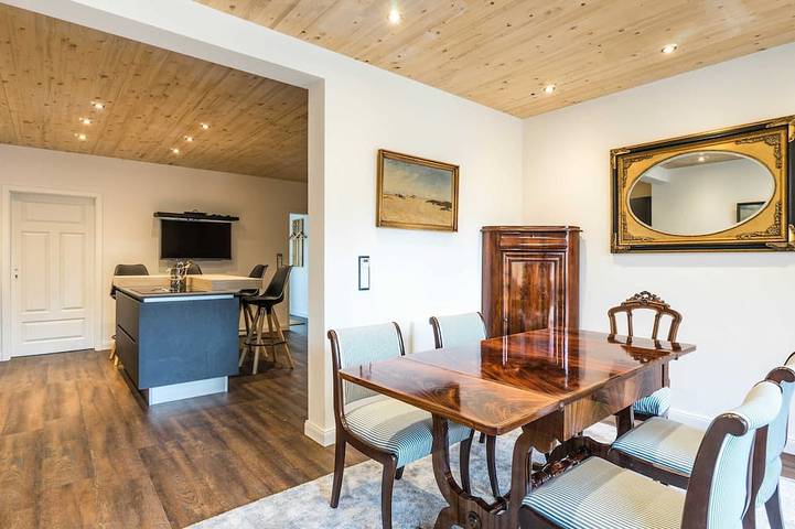 Ferienhaus für 6 Personen, mit Garten und Sauna sowie Balkon, mit Haustier