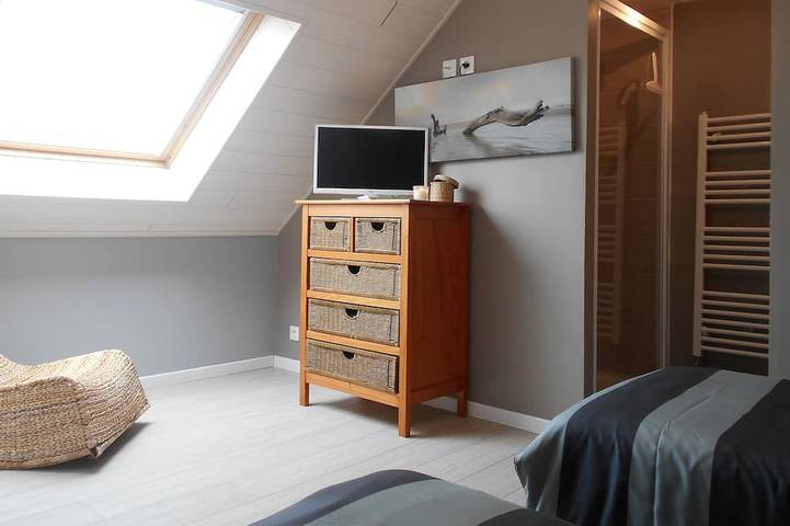 Gîte pour 5 personnes, avec jacuzzi et jardin, animaux acceptés à Saint-Évarzec - 4