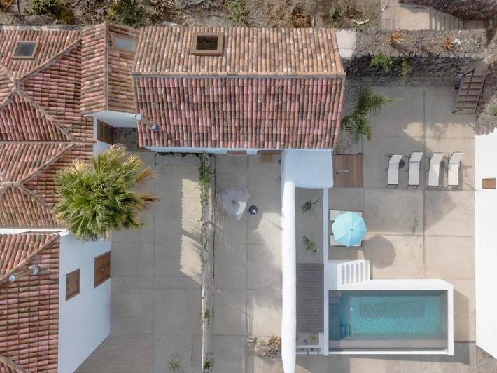 Casa rural para 2 personas, con piscina además de vistas y jardín en Los Silos - 3