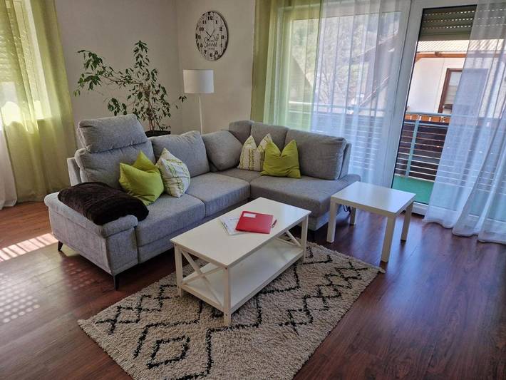 Ferienwohnung für 4 Personen, mit Balkon und Terrasse sowie Garten und Ausblick in Wald-Michelbach