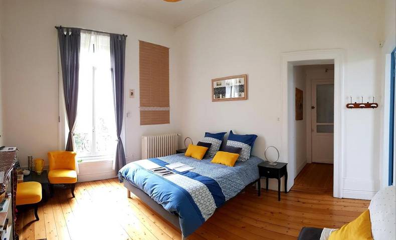 Chambre d’hôte pour 4 personnes, avec jardin et vue