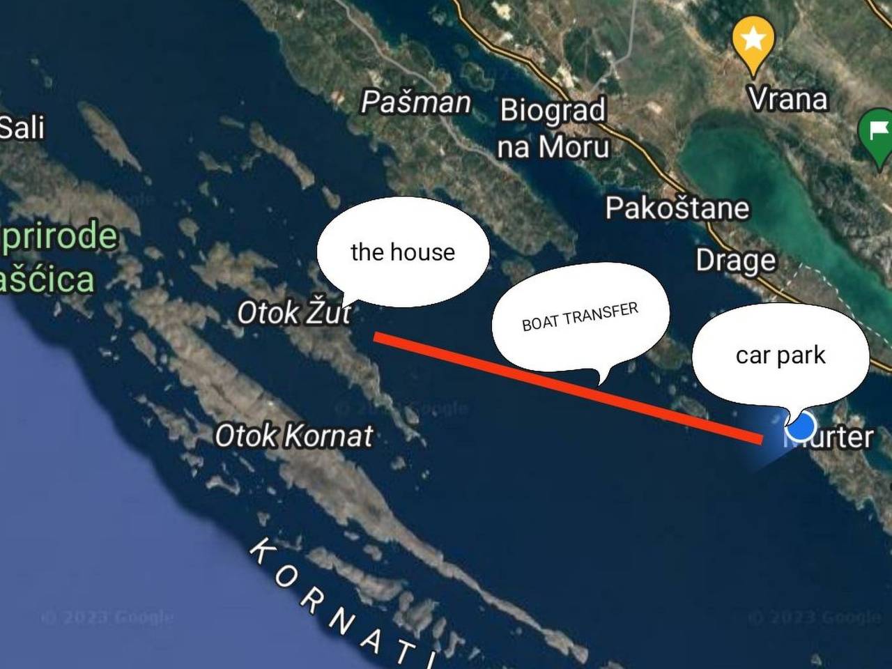 Gemütliche Ferienwohnung mit Terrasse, Kamin und in Küstennähe – ideal zum Entspannen! in Kornaten, Općina Murter-Kornati