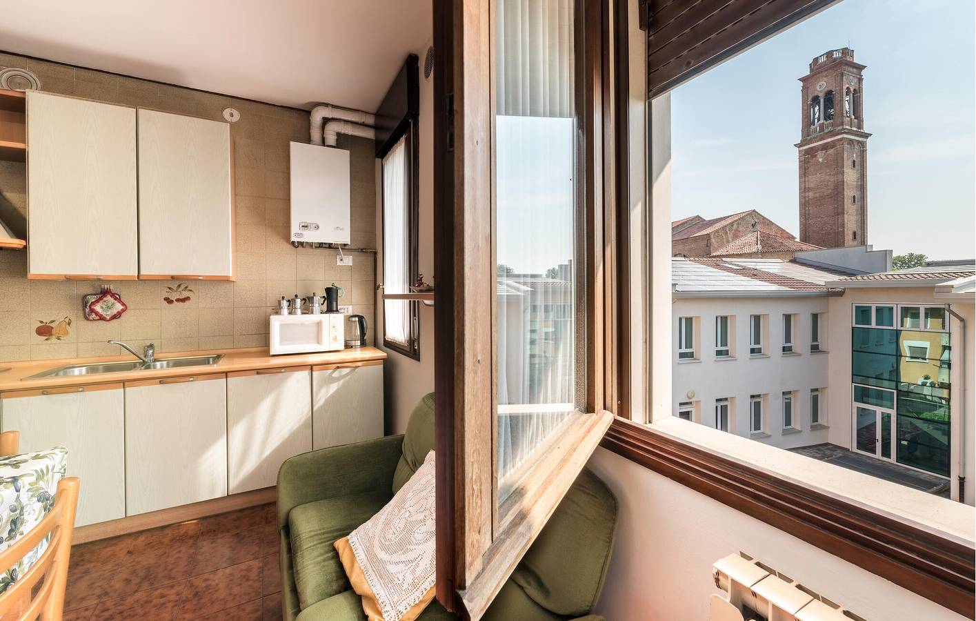 Ganze Ferienwohnung, Villadose Terrace Apt, Nähe Stadtzentrum in Villadose, Polesine