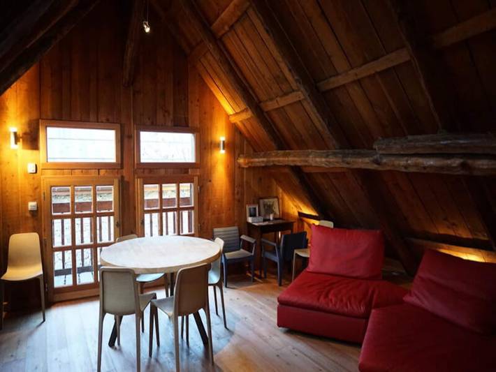 Chalet pour 5 personnes, avec balcon à Pra-Loup