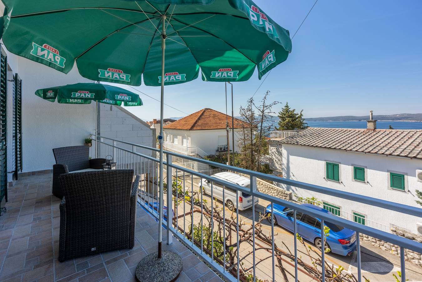 Entire apartment, One bedroom apartment with balcony and sea view Selce, Crikvenica A-19455-a in Selce, Primorje-Gorski Kotar