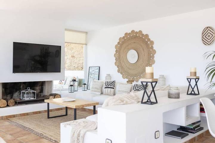 Wonderful Villa Surrounded By Nature With Panoramic Sea View in Roca Llisa, Santa Eulària des Riu