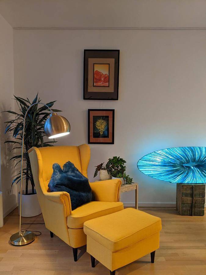 Ferienwohnung für 2 Personen, mit Balkon und Terrasse sowie Garten und Ausblick bei der Museumsinsel Berlin