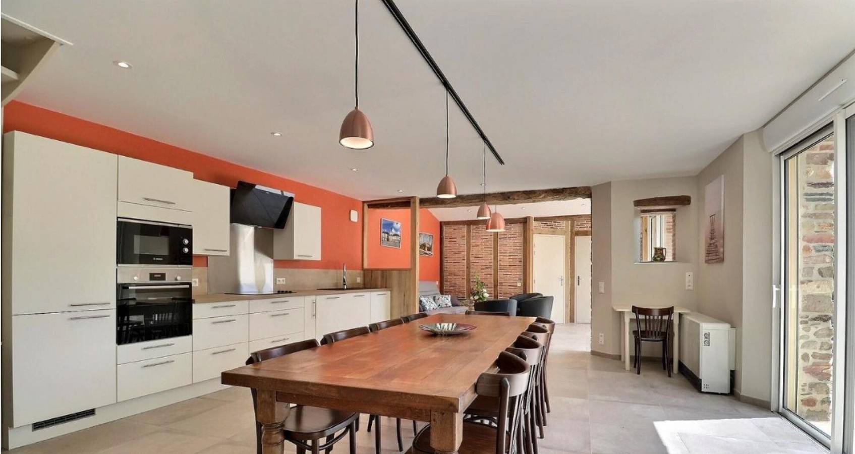Holiday Home 'Maison' with Private Terrace and Wi-Fi in Amanlis, Rennes region