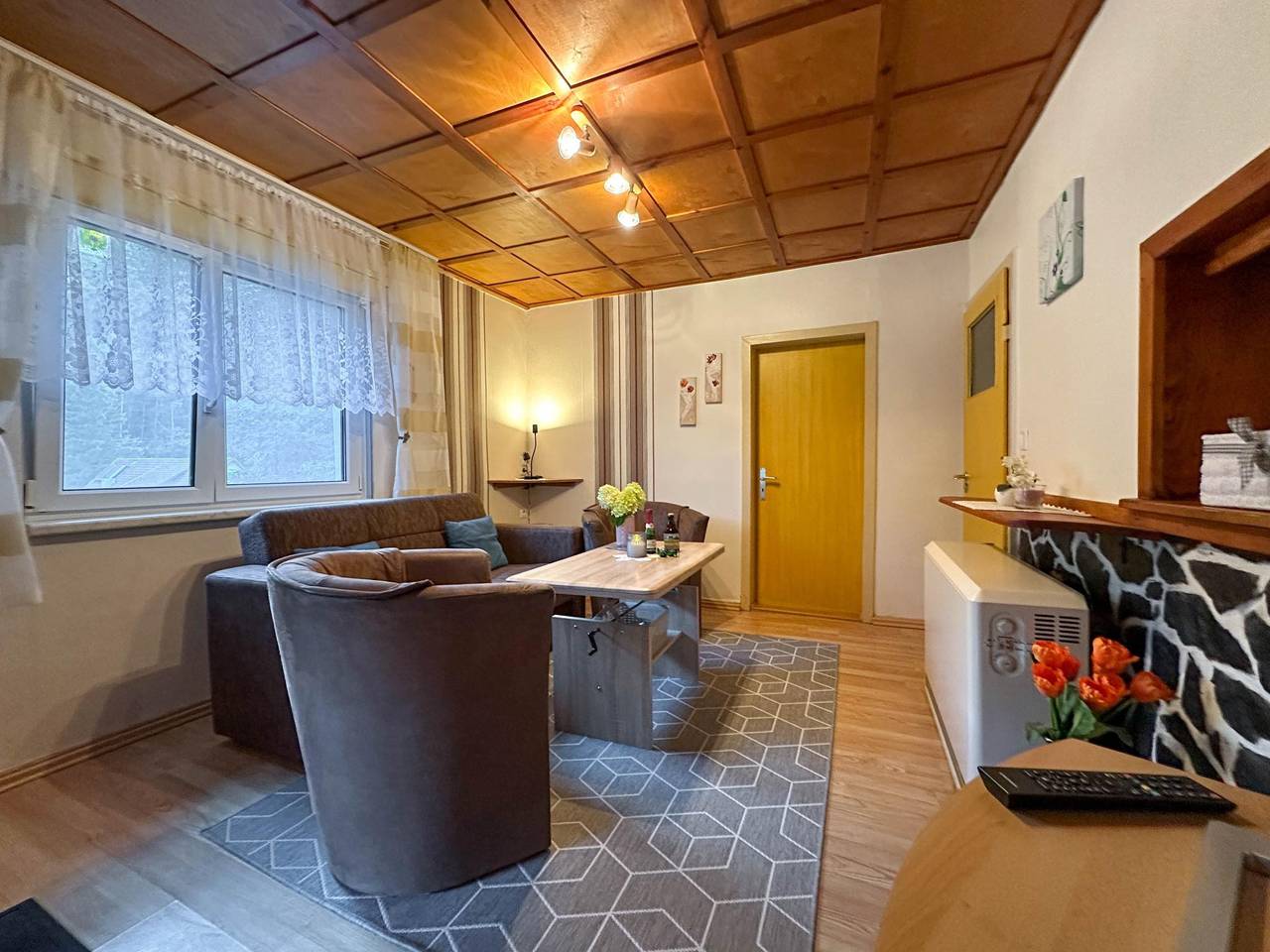 Kleines Ferienhaus am Waldrand im Thüringer Wald in Schleusegrund, Frankenwald