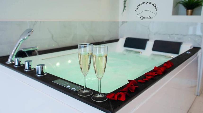 Appartement de vacances pour 2 personnes, avec Balcon et Jacuzzi