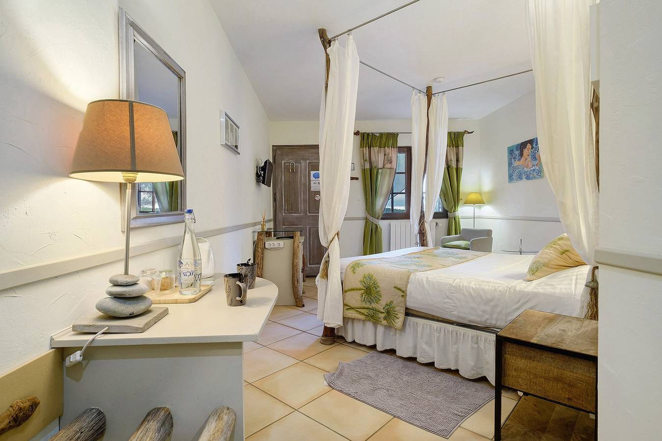 Gästezimmer „Agapanthe“ mit Meerblick, Wlan und Klimaanlage in Tourrettes-sur-Loup, Cannes und Umgebung