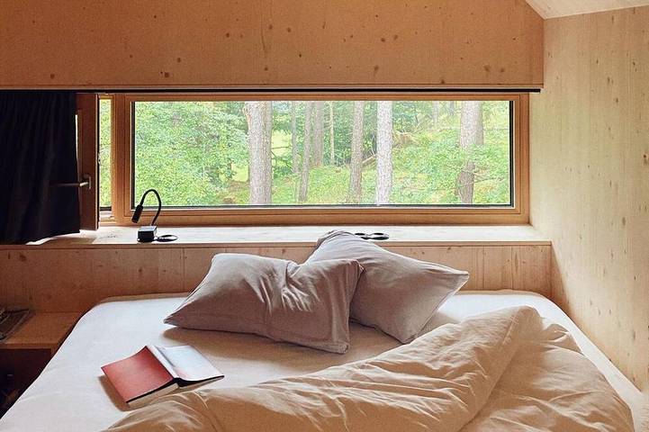 Hütte für 6 Personen, mit Balkon und Garten in Brand - 3