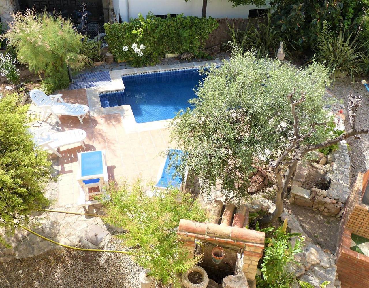 Casa de vacaciones 'Hort De La Cinteta' con vistas a la montaña, piscina y aire acondicionado in Alcover, Alto Campo