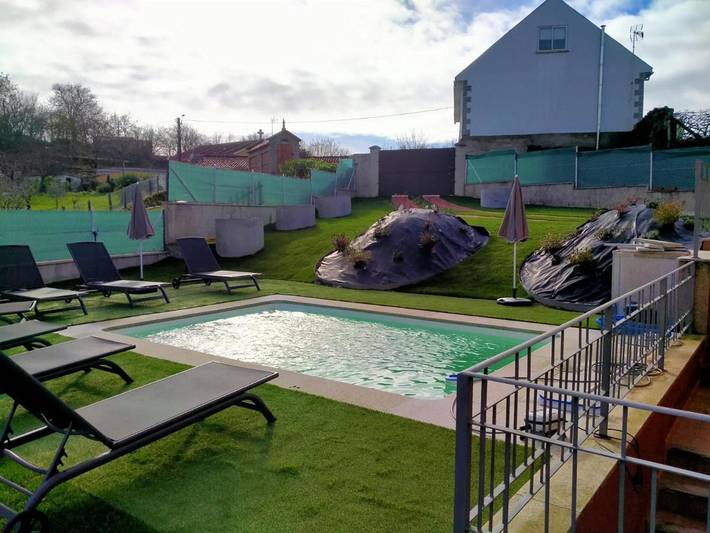 Chalet para 6 personas, con vistas además de piscina y terraza, Se admiten mascotas en Comarca de Pontevedra - 2