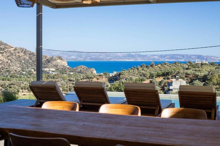 Ferienhaus für 8 Personen, mit Pool und Garten sowie Ausblick in Agia Galini - 2