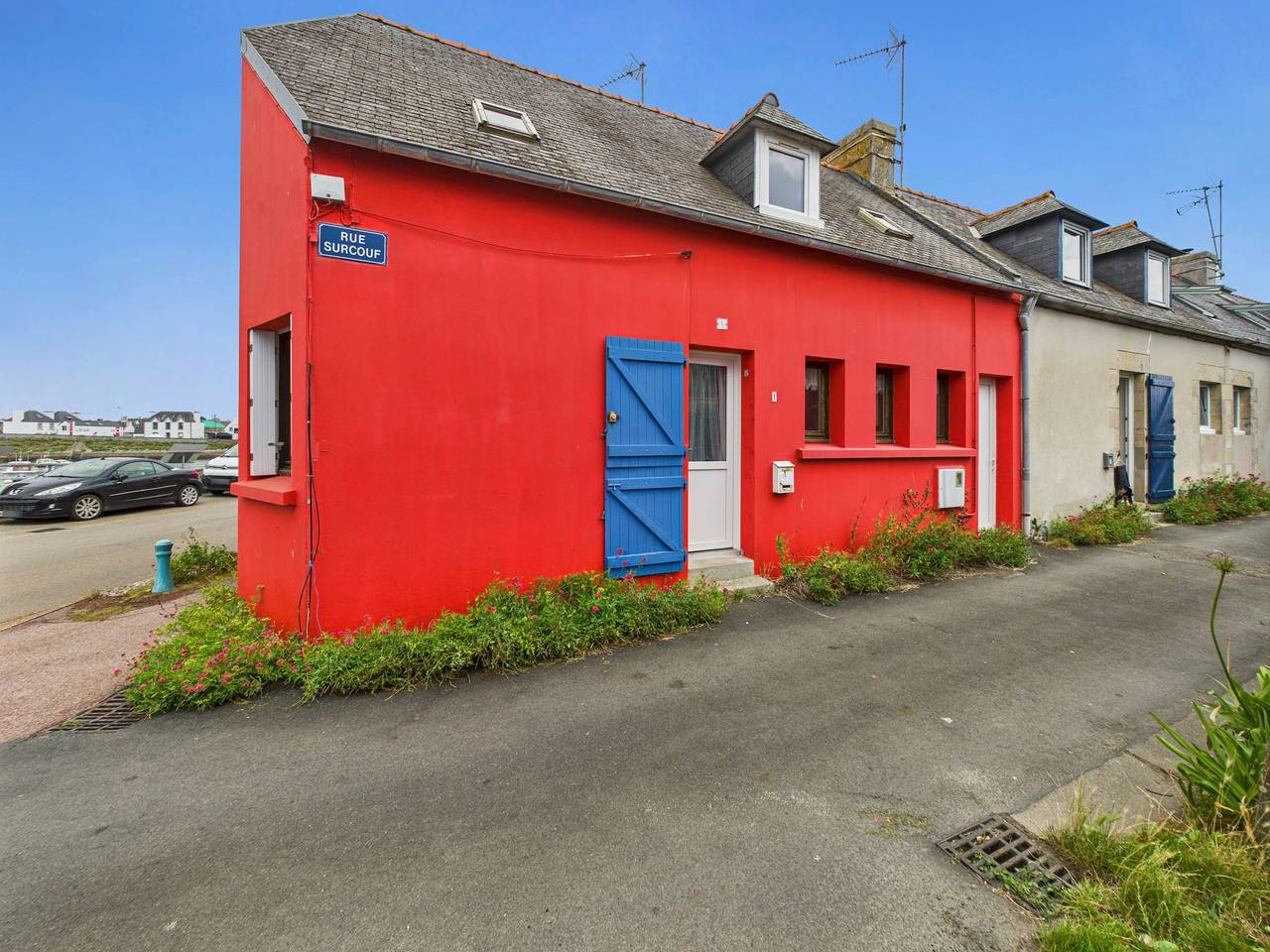 Face au port - 350m plage - maison pour 6 in Treffiagat, Côte de Cornouaille