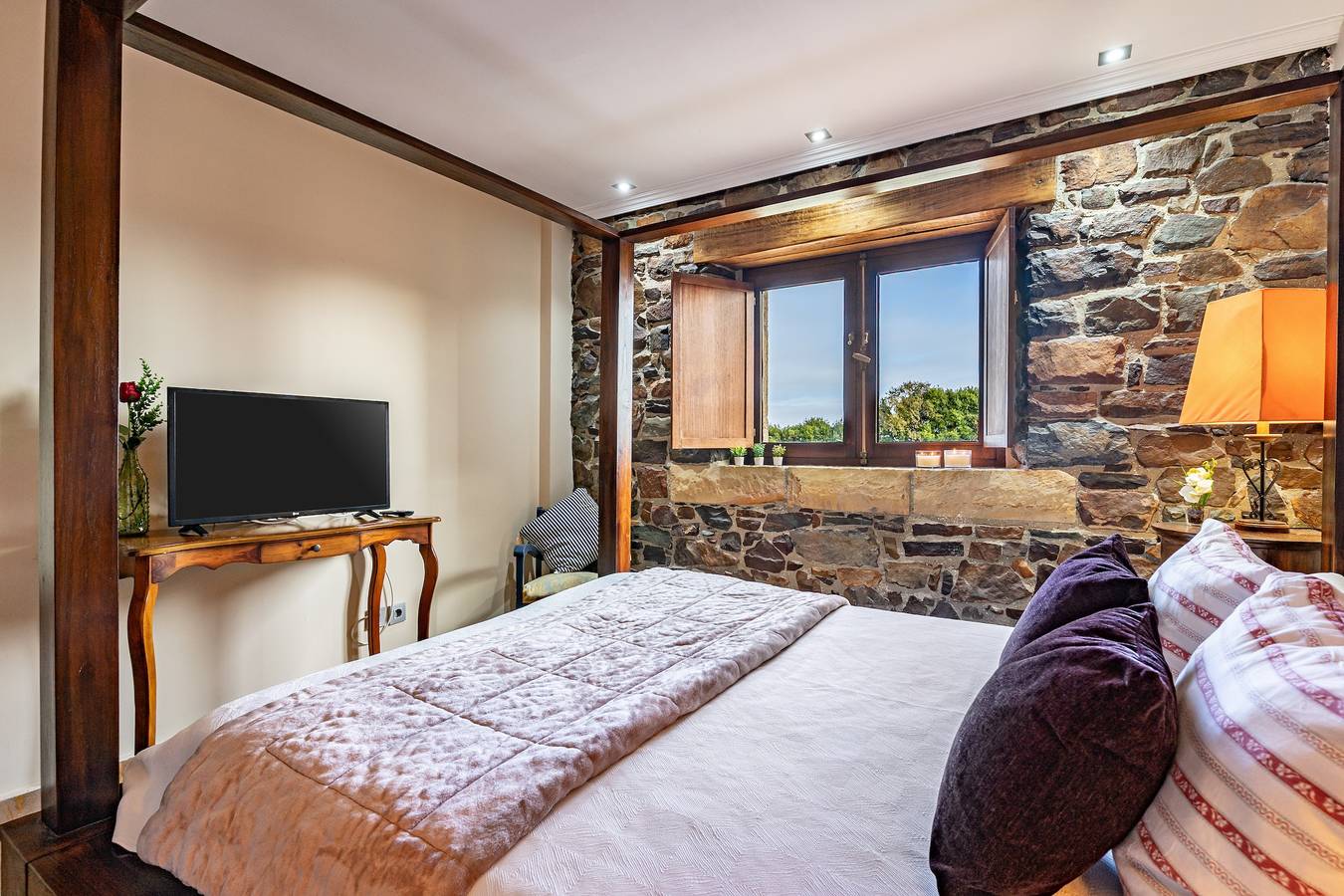 Chambre 3 à la Casona Los Gamonales in Carreño, Côte Cantabrique