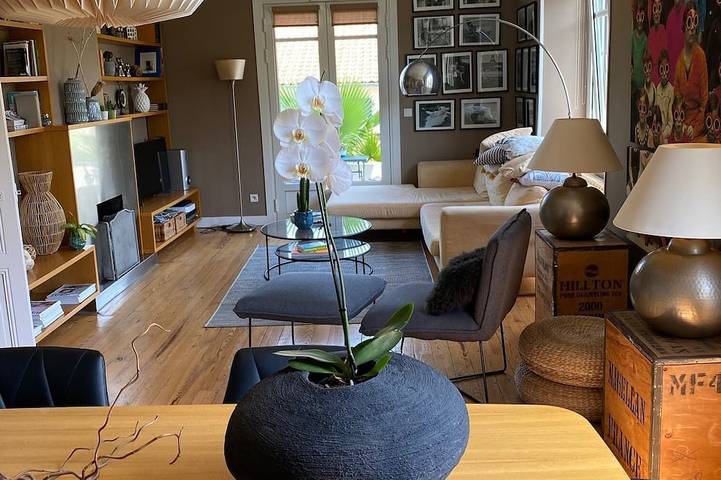 Maison de vacances pour 6 personnes, avec balcon et jardin dans les Landes