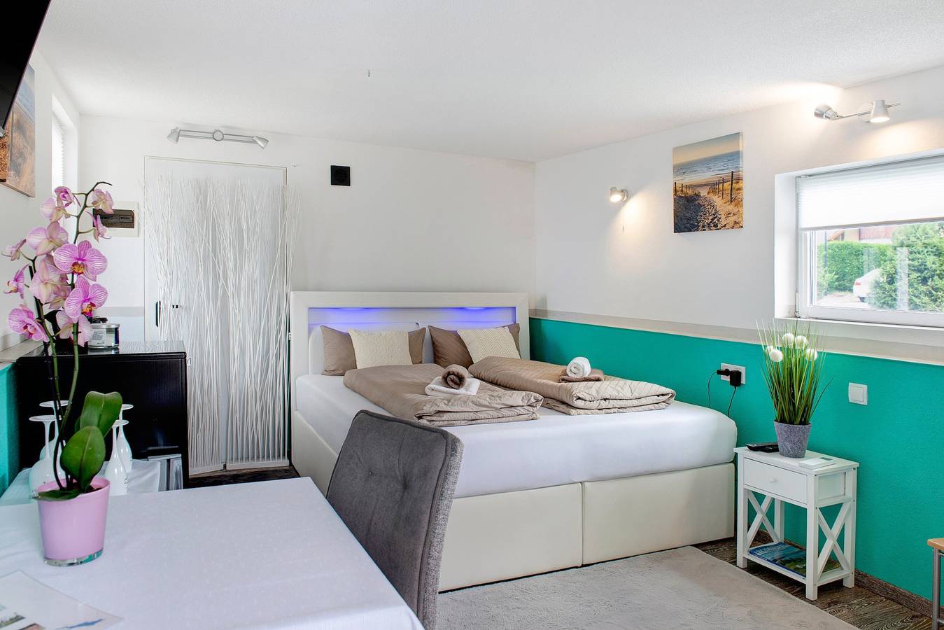 Ganze Wohnung, Whirpool und Sauna in neu renovierten Ferienwohnung "Spawo" mit Wlan in Pfullendorf, Region Bodensee-Oberschwaben