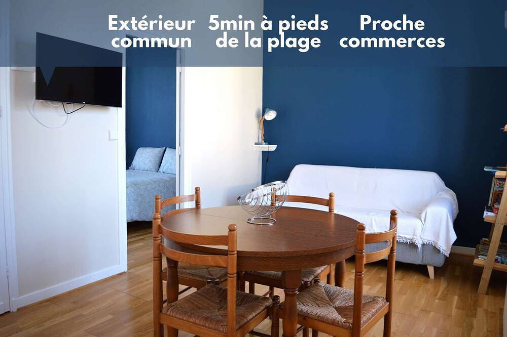 Entire apartment, 2 steps from the beach - Centre d'Asnelles in Asnelles, Côte de Nacre