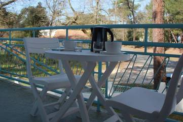 Gîte pour 5 personnes, avec vue ainsi que balcon et jardin dans Plage de la Cèpe