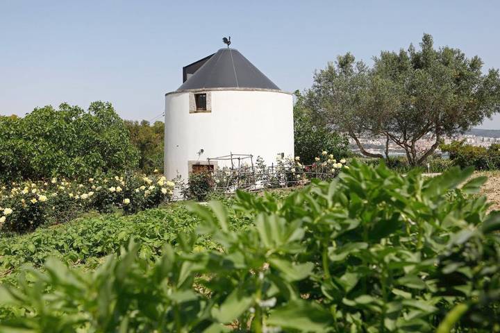Chambre d’hôte pour 4 personnes, avec bassin pour enfant et vue ainsi que jardin et piscine à Costa da Caparica