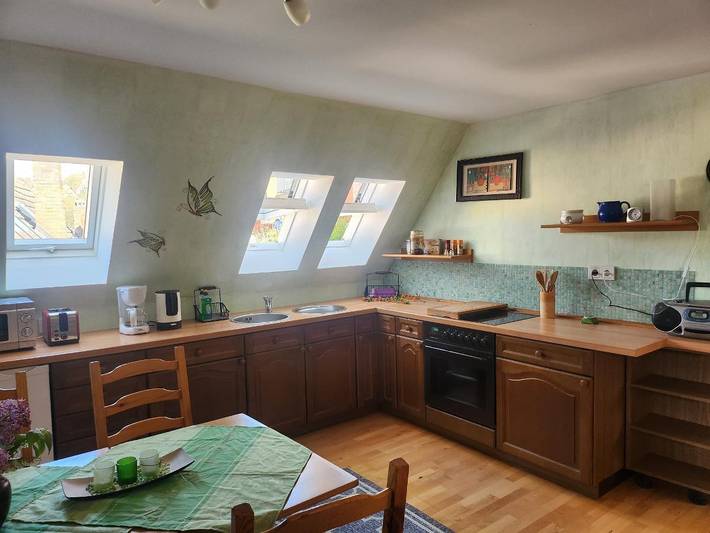 Ganze Ferienwohnung, Ferienwohnung Langhammer - Ferienwohnung in der Mansarde in Schonungen, Landkreis Schweinfurt