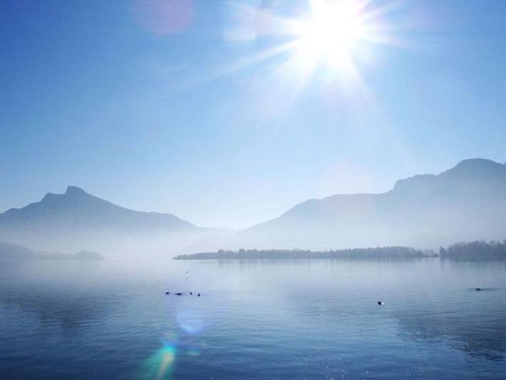Ferienwohnung für 4 Personen, mit Terrasse und Garten in Mondsee (Stadt)