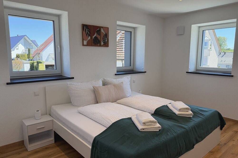 Ganze Wohnung, Family Apartment 4P 14 Min Legoland | Küche + Etagenbett in Burgau, Bayerisch Schwaben